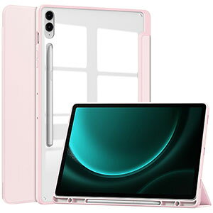 Galaxy Tab S10+ 12.4�C���` �P�[�X �蒠�^ �J�o�[ TPU+PU���U�[+�A�N���� ������� ����h�~ �X�^���h�@�\ S�y�����[ �N���A�o�b�N�P�[�X �l�C �������� �T���X�� �M�����N�V�[ �^�uS10+ 12.4�^ �蒠�^