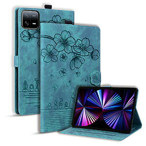 �V���I�~ ���� �p�b�h 8 Xiaomi Pad 8 / Pad 8 Pro 11.2�^(�C���`) �P�[�X �ϏՌ� �J�o�[ TPU&PU���U�[ �J�[�h���[ �X�^���h�@�\ ���f�B�[�X ���킢�� �ԕ� CASE �y�� �ی�P�[�X ��G�蔲�Q �J�b�R���� Xia