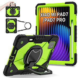 Xiaomi Pad 8 / Pad 8 Pro 11.2�^(�C���`) �P�[�X �ϏՌ� �J�o�[ TPU&PC�f�� �����O�t�� �X�^���h�@�\ �Ռ��z�� �X�g���b�v�t�� ���X�g�X�g���b�v ���p �l�C �������� ������� �y�� �ی�P�[�X �V���I