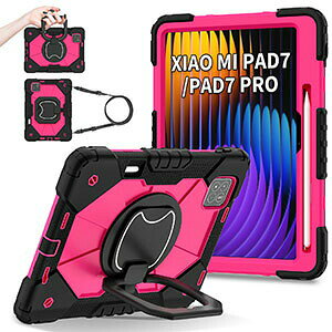 Xiaomi Pad 8 / Pad 8 Pro 11.2�^(�C���`) �P�[�X �ϏՌ� �J�o�[ TPU&PC�f�� �����O�t�� �X�^���h�@�\ �Ռ��z�� �X�g���b�v�t�� ���X�g�X�g���b�v ���p �l�C �������� ������� �y�� �ی�P�[�X �V���I