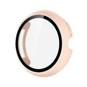 Google Pixel Watch 4 41/45mm �P�[�X �J�o�[ �E�F�A���u���[���E�X�}�[�g�E�H�b�` PC�f��+�����K���X �t���J�o�[ �t���ی� �O�[�O�� �s�N�Z�� �E�H�b�` 4 41mm 45mm �n�[�h�J�o�[ CASE �����Ռ� ���h�~ ��