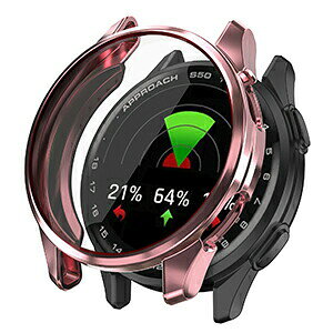 Garmin Approach S50 �P�[�X �N���A �t���ی� �t�B������� �E�F�A���u���[���E�X�}�[�g�E�H�b�` �t���J�o�[ �ی�P�[�X �N���A TPU�f�� �V���v���� ��̌^ �\�t�g�J�o�[ CASE �����Ռ� �֗� �y�� ��