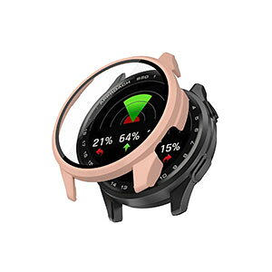 Garmin Approach S50 �P�[�X �N���A �t���ی� �t�B������� �E�F�A���u���[���E�X�}�[�g�E�H�b�` �P�[�X �N���A �v���X�`�b�N+�����K���X �V���v���� ��̌^ CASE �����Ռ� �֗� �y�� �ȈՒ��E �l�C