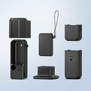 DJI OSMO Pocket 4�P�[�X �J�o�[ �P�[�X �ϏՌ� �J�o�[ �_��̂���V���R���f�ސ� �t���ی�J�o�[�t�� �|�[�^�u�� �����h�~ �������� ������� �֗����̍��� �\�t�g�J�o�[ Pocket 4 �P�[�X 1�Z