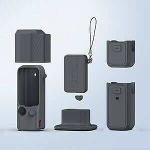 DJI OSMO Pocket 4�P�[�X �J�o�[ �P�[�X �ϏՌ� �J�o�[ �_��̂���V���R���f�ސ� �t���ی�J�o�[�t�� �|�[�^�u�� �����h�~ �������� ������� �֗����̍��� �\�t�g�J�o�[ Pocket 4 �P�[�X 1�Z