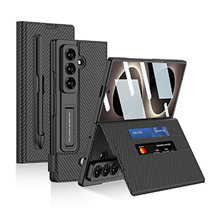 Galaxy Z Fold8 Ultra �P�[�X �ϏՌ� �J�o�[ �ی�P�[�X �M�����N�V�[ Z �t�H�[���h8 �E���g�� �P�[�X PC&�����K���X&PU���U�[ �O�ʋ����K���X �J�[�h���[ �X�^���h�@�\ �y���V�����[ �蒠�^�J�o�[ 