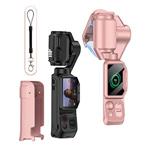 Insta360 Luna Ultra �P�[�X �J�o�[ �C���X�^360 Luna Ultra �ی�P�[�X �ϏՌ��J�o�[ PC�f�ސ� �t���ی�J�o�[�t�� �|�[�^�u�� �����h�~ �������� ������� �֗����̍��� �\�t�g�J�o�[