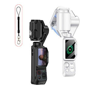Insta360 Luna Ultra �P�[�X �J�o�[ �C���X�^360 Luna Ultra �ی�P�[�X �ϏՌ��J�o�[ PC�f�ސ� �t���ی�J�o�[�t�� �|�[�^�u�� �����h�~ �������� ������� �֗����̍��� �\�t�g�J�o�[