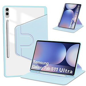 Galaxy Tab S12 Ultra �P�[�X Galaxy Tab S11 Ultra �J�o�[ �蒠�^ 14.6�C���` �M�����N�V�[ �^�uS12 �E���g�� �y���V�����[ PU���U�[ �����w�ʃJ�o�[ �ϏՌ� �l�p�ی� �X�^���h 360�x��] �I�[�g�X���[�v