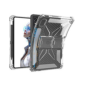 nubia REDMAGIC Astra 2 �P�[�X �N���A 2026�N�V�^ 9.06�C���` (NP06J) �ϏՌ� �J�o�[ �X�^���h�@�\ �y���V�����[ �^�u���b�gPC �P�[�X ���� �w�ʃN���A ���^ �Ռ��z�� ���h�~ TPU �f�� �k�r�A ���b�h�}�W