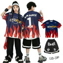 送料無料 子供服 ヒップホップ 衣装 男の子 キッズ ダンス 衣装 tシャツ 半袖 パンツ 5分丈 練習着 キッズダンス衣装 …