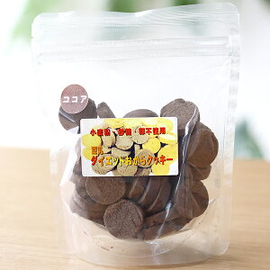 【小麦粉・砂糖・卵不使用】豆乳ダイエットおからクッキー【ココア味・125g】