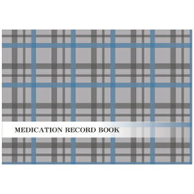 秋限定ポケットお薬手帳／グレーチェック(1冊)　4482