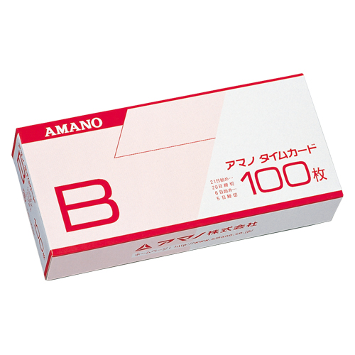 オンライン限定商品 アマノ タイムカード 標準 ラッピング無料 Ｂカード