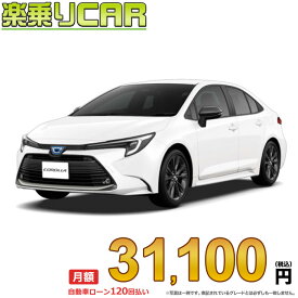 ☆月額 31,100円 楽乗りCAR 新車 トヨタ カローラ 4WD 1800 HYBRID W×B E-Four