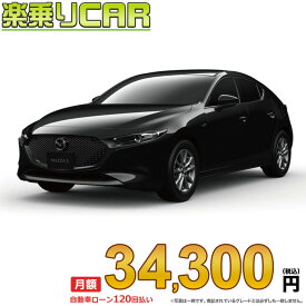 ☆月額 34,300円 楽乗りCAR 新車 マツダ MAZDA3 FASTBACK 4WD 2000 X Smart Edition 6EC-AT