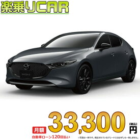 ☆月額 33,300円 楽乗りCAR 新車 マツダ MAZDA3 FASTBACK 4WD 2000 20S Black Tone Edition 6EC-AT