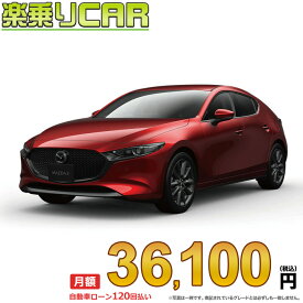 ☆月額 36,100円 楽乗りCAR 新車 マツダ MAZDA3 FASTBACK 2WD 2000 20S Black Selection 6MT