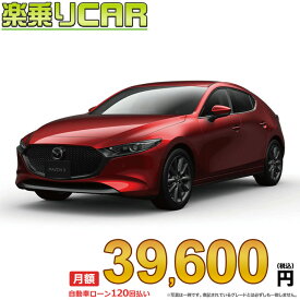 ☆月額 39,600円 楽乗りCAR 新車 マツダ MAZDA3 FASTBACK 4WD 1800 XD Black Selection 6EC-AT