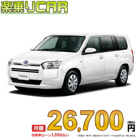 ☆月額 26,700円 楽乗りCAR 新車 トヨタ プロボックスハイブリッド 2WD 1500 HYBRID F