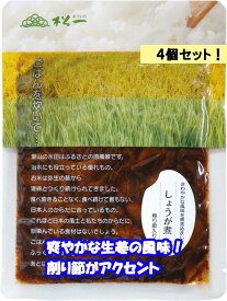 【4個セット！】しょうが煮　120g4個　白いご飯にベストマッチ！生姜好きにはたまらないご飯のおとも！　　　松一（まついち）