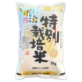 【産地直送】残留農薬不検出 こしひかり 【玄米 5kg 10kg 15kg 20kg】信州産 令和5年産 米 お米 コメ 長野県 信州ファーム荻原 低温倉庫 保存 減農薬 農家 直送