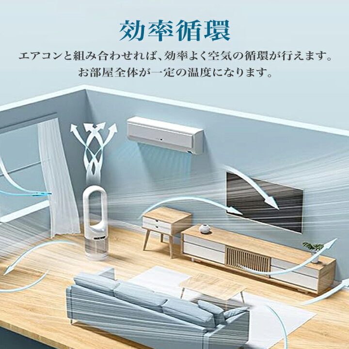 楽天市場】【☆全店舗ポイント5倍】夏冬両用 冷暖兼用 羽なし扇風機 