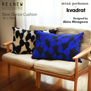 mina perhonen �~�i �y���z�l�� × Kvadrat �N���@�h�� Slow Dance cushion �X���[�_���X�N�b�V���� 50x70cm �F�얾 Akira Minagawa �k��