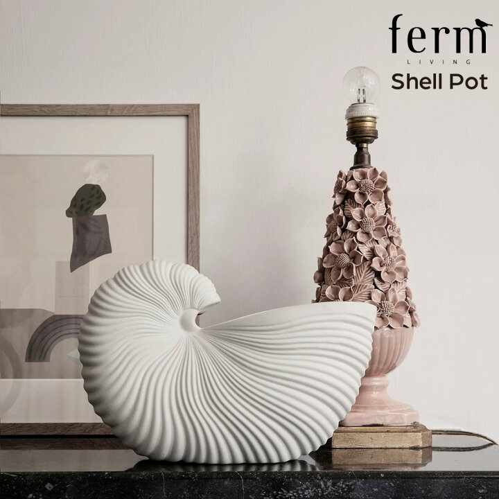 楽天市場】【日本正規販売品】ferm LIVING ファームリビング Shell Pot 