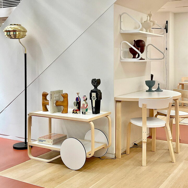 楽天市場】artek アルテック TABLE 95 ホワイトラミネート 120x60x72cm 