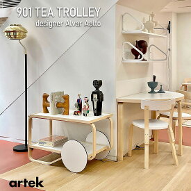 【店舗クーポン発行中】artek アルテック ティートロリー tea trolley 901 teatrolley ブラック ホワイト テーブル 車輪 車輪付き 北欧 インテリア