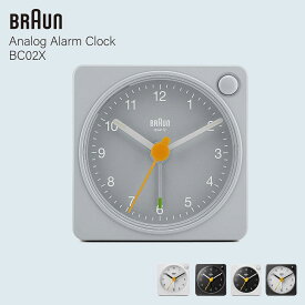 BRAUN ブラウン Analog Alarm Clock BC02X アナログアラームクロック 置き時計 目覚まし時計 スヌーズ ミニマル デザイン
