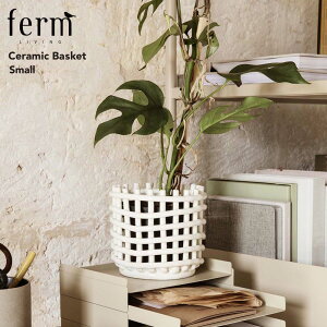 yvGgS|CgbackI!zferm LIVING t@[rO Ceramic Basket Z~bNoXPbg Small ItzCg JV~A [ JS Jo[ vgJo[ oXPbg