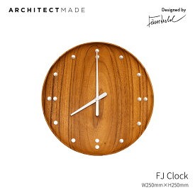 ARCHITECTMADE アーキテクトメイド FJ Clock 779 Finn Juhl フィン・ユール チーク材 25cm 壁掛け時計 デンマーク 北欧