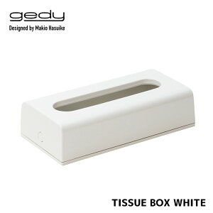 gedy �Q�f�B �e�B�b�V���{�b�N�X �z���C�g Tissue Box White Makio Hasuike �@�r ꠘY �C�^���A