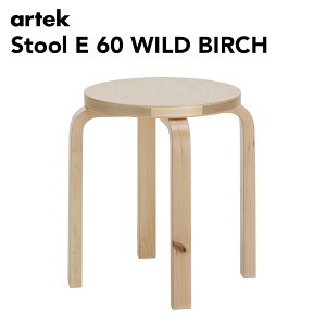 y|XgJ[hv[gzartek AebN Stool E60 WILD BIRCH Xc[ Cho[` 4{ A@EAAg Alvar Aalto