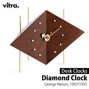 �y�I���W�i�����T����zvitra ���B�g�� Desk Clocks �f�X�N�N���b�N Diamond Clock �_�C�A�����h�N���b�N �u�����v ��㎞�v George Nelson �W���[�W�E�l���\�� �l���\���N���b�N