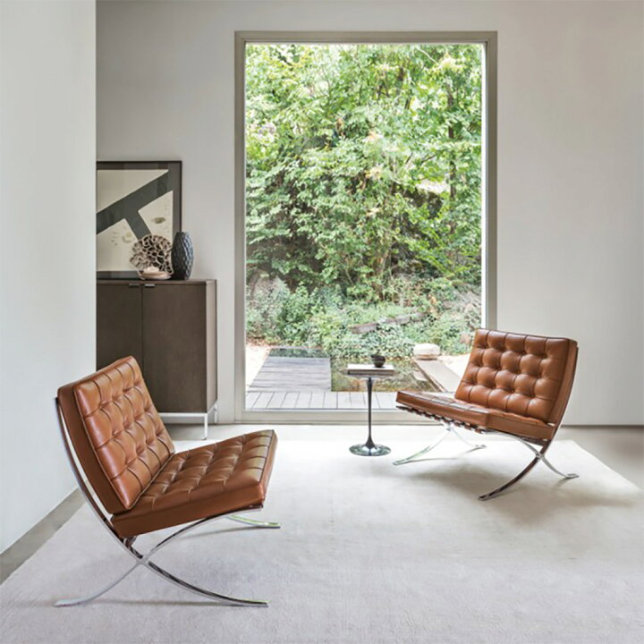 楽天市場】Knoll ノル ノール Barcelona Chair バルセロナチェア 