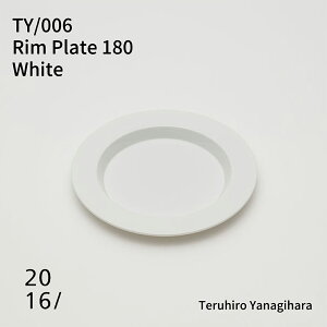 y2016 / arita japanzRim Plate 180 TY/006 White ƍO Lc  v[g