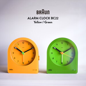 BRAUN uE ALARM CLOCK BC22 A[NbN fB[^[EX AiO uv BC22GN BC22Y POdr