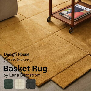 �y�X�܃N�[�|�����s���zDesign House Stockholm Basket Rug �o�X�P�b�g ���O Lena Bergstrom ���i�E�x���O�X�g���[�� �^�t�e�B���O �X�E�F�[�f�� �J�[�y�b�g �}�b�g �f�U�C���n�E�X�X�g