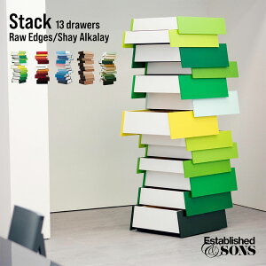 �y�X�܃N�[�|�����s���zEstablished&Sons �G�X�^�u���b�V���h�A���h�T���Y Stack 13drawer �X�^�b�N 13�i Raw Edges/Shay Alkalay ���[ �I �\�y