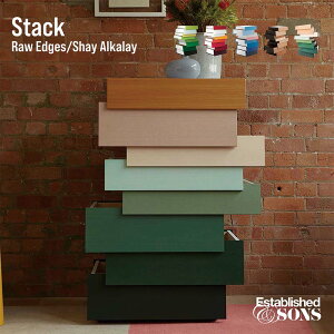 �y�X�܃N�[�|�����s���zEstablished&Sons �G�X�^�u���b�V���h�A���h�T���Y Stack 8drawer �X�^�b�N 8�i Raw Edges/Shay Alkalay ���[ �I �\�y