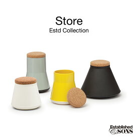 Established&Sons エスタブリッシュドアンドサンズ Store ストア 保管容器 キッチン収納 小物入れ ジャー コルク セラミック