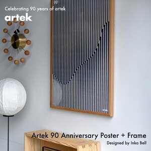 �y�I���W�i�����T����zartek �A���e�b�N Artek 90 Anniversary Poster+Frame �A�j�o�[�T���[ �|�X�^�[�t���[���Z�b�g 50×70cm 90���N�L�O �C���J�E�x�� Inka Bell