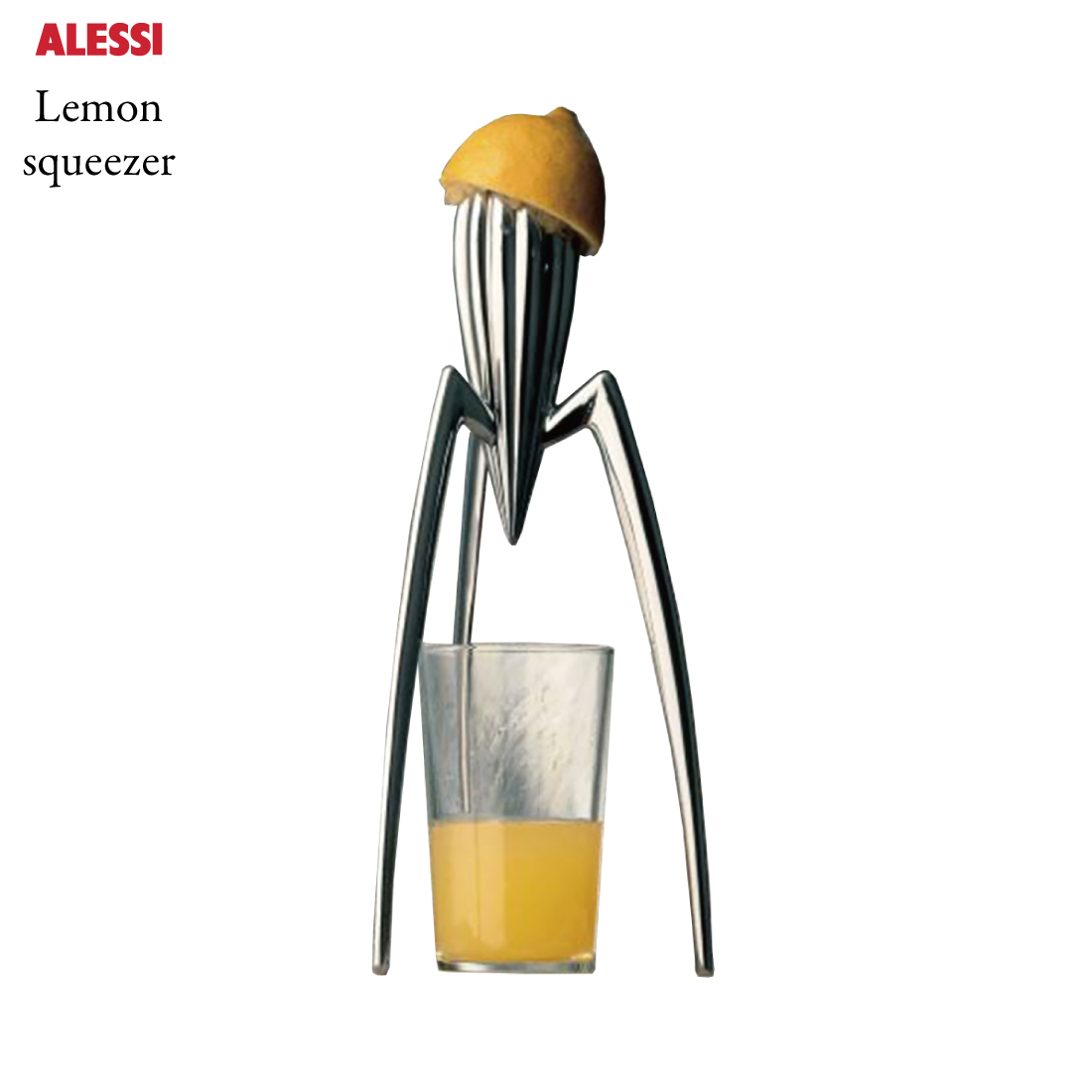 イタリアを代表するデザイン 引出物 プロダクト 超定番 カンパニーのAlessi Alessi アレッシィ Lemon squeezer フィリップ スタルク レモン Philippe スクイーザー Starck
