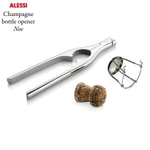Alessi �A���b�V Champagne bottle opener Noe �V�����p�� �{�g���I�[�v�i�[ �m�A �X�e�����X Giulio Iacchetti �W�����I�E�C�A�`�F�b�e�B