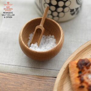 KAY BOJESEN �J�C �{�C�X�� ���i�W�F�� �\���g�Z���[with�X�v�[��MENAGERI SALT CELLAR �� SPOON �k���e�[�u���E�F�A �H�� FSC�F��I�[�N��