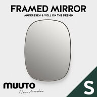 【店舗クーポン発行中】Muuto ムート Framed Mirror Small フレームドミラースモールAnderssen&Voll 鏡 …