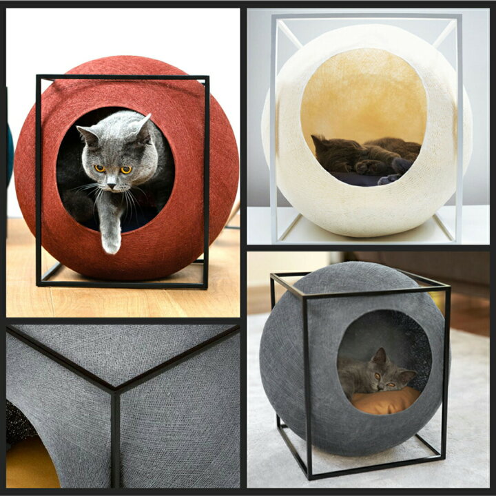 楽天市場】MEYOU THE CUBE ザ キューブ キャットハウスベッド ペット 